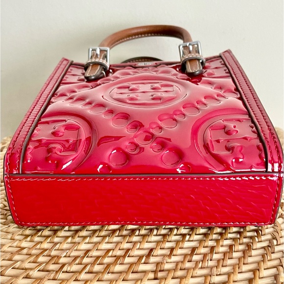 Tory Burch Two-Way π ππππππππ Patent/Vachetta Leather Tote - Picture 6 of 15